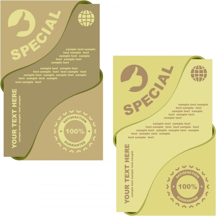 free vector Special card vector